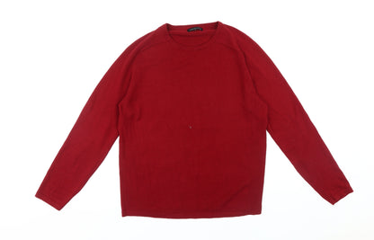 Red Herring Men's Medium Red Pullover Jumper