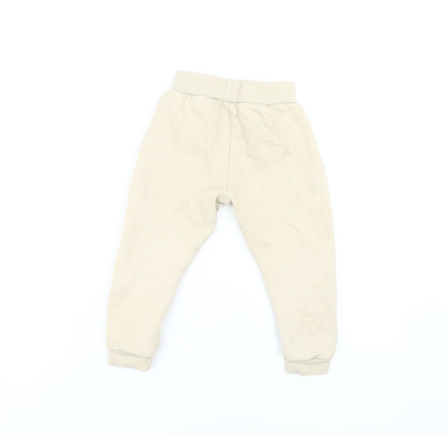 Disney Unisex Baby Beige Joggers - Mickey Mouse 24 Months