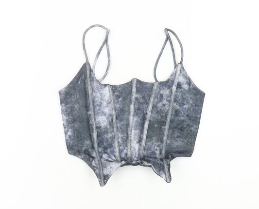 Bershka Women's Grey Camisole Top M