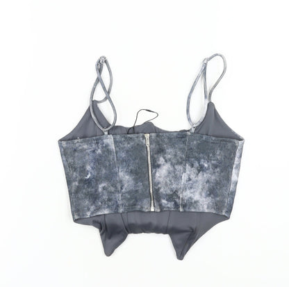 Bershka Women's Grey Camisole Top M