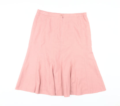 Autonomy Pink Women's Plus Size Petite Skirt