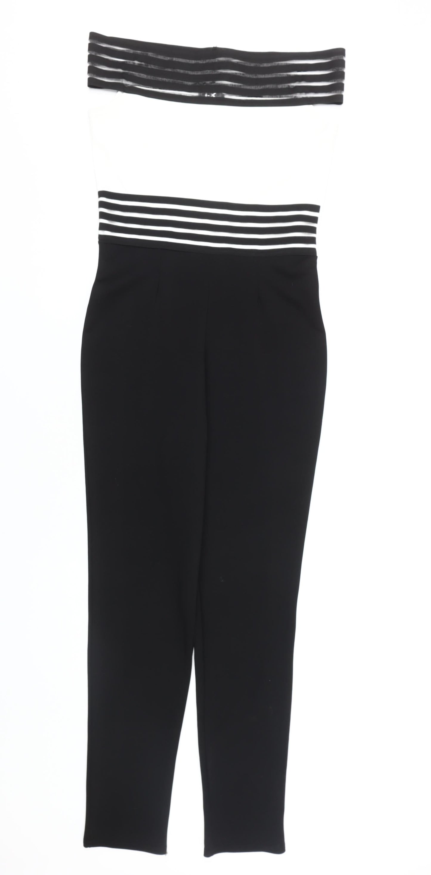 I-X London Women's Black Strapless Jumpsuit Size 12