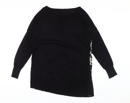 Mint Velvet Women's Black Size 14 Long Sleeve Blouse
