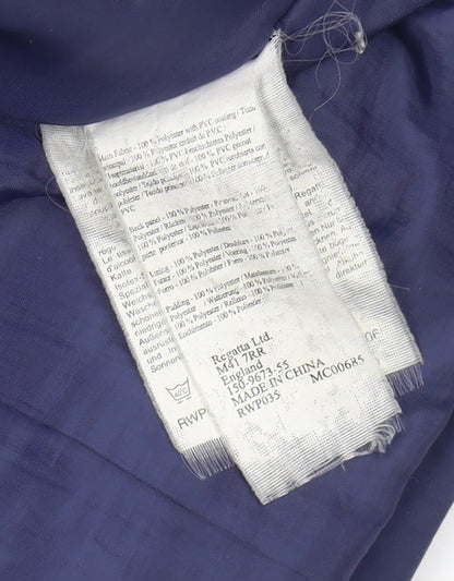 Unisex Adults UK Size 44 Regatta Blue Rain Coat