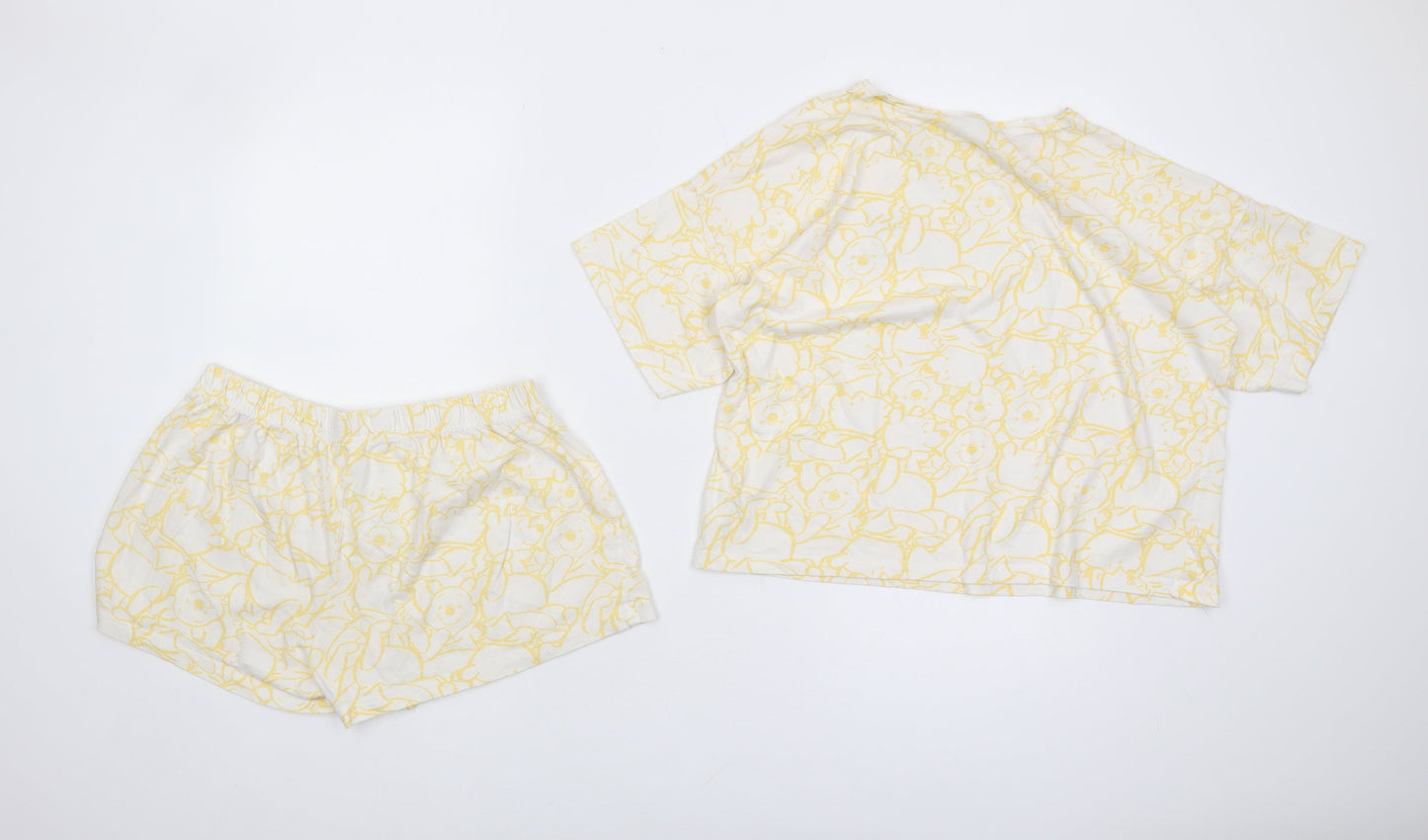Disney at George Yellow Lounge Set Women 12-14 Graphic Print