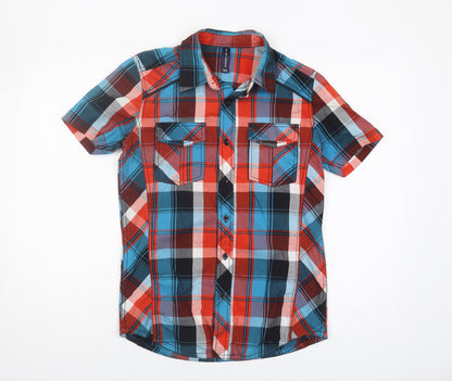 Gee Jay Men's XS Multicoloured Plaid Shirt