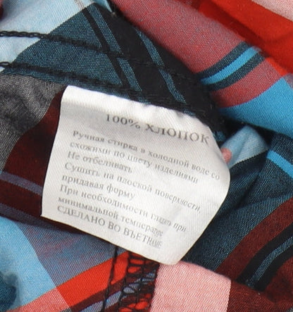 Gee Jay Men's XS Multicoloured Plaid Shirt