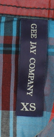 Gee Jay Men's XS Multicoloured Plaid Shirt