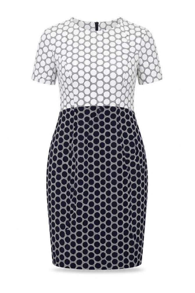 Marks and Spencer Women's Polka Dot Sheath Dress, Size 10