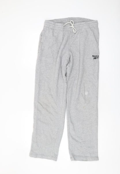 Reebok Men's Grey Sweatpants M - Casual Sports Trousers
