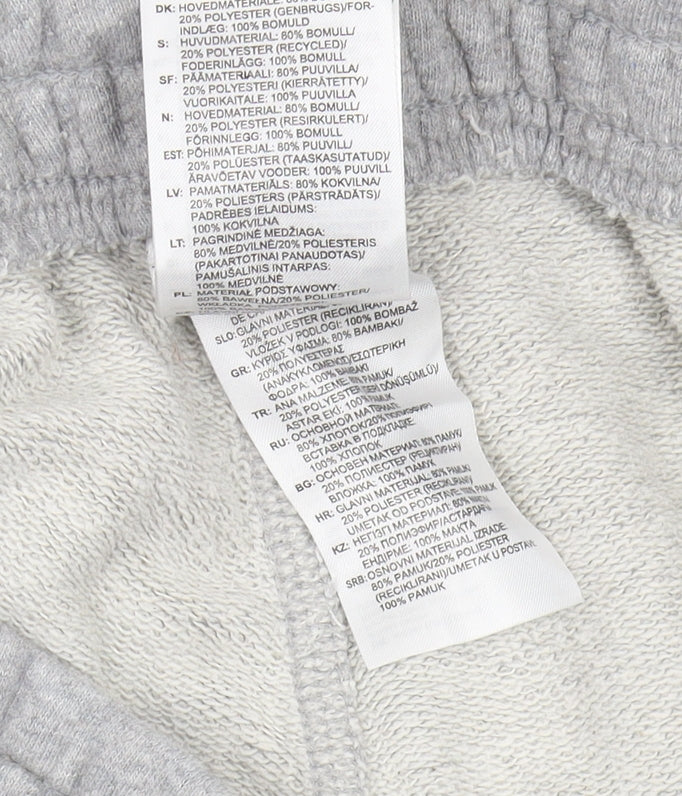 Reebok Men's Grey Sweatpants M - Casual Sports Trousers