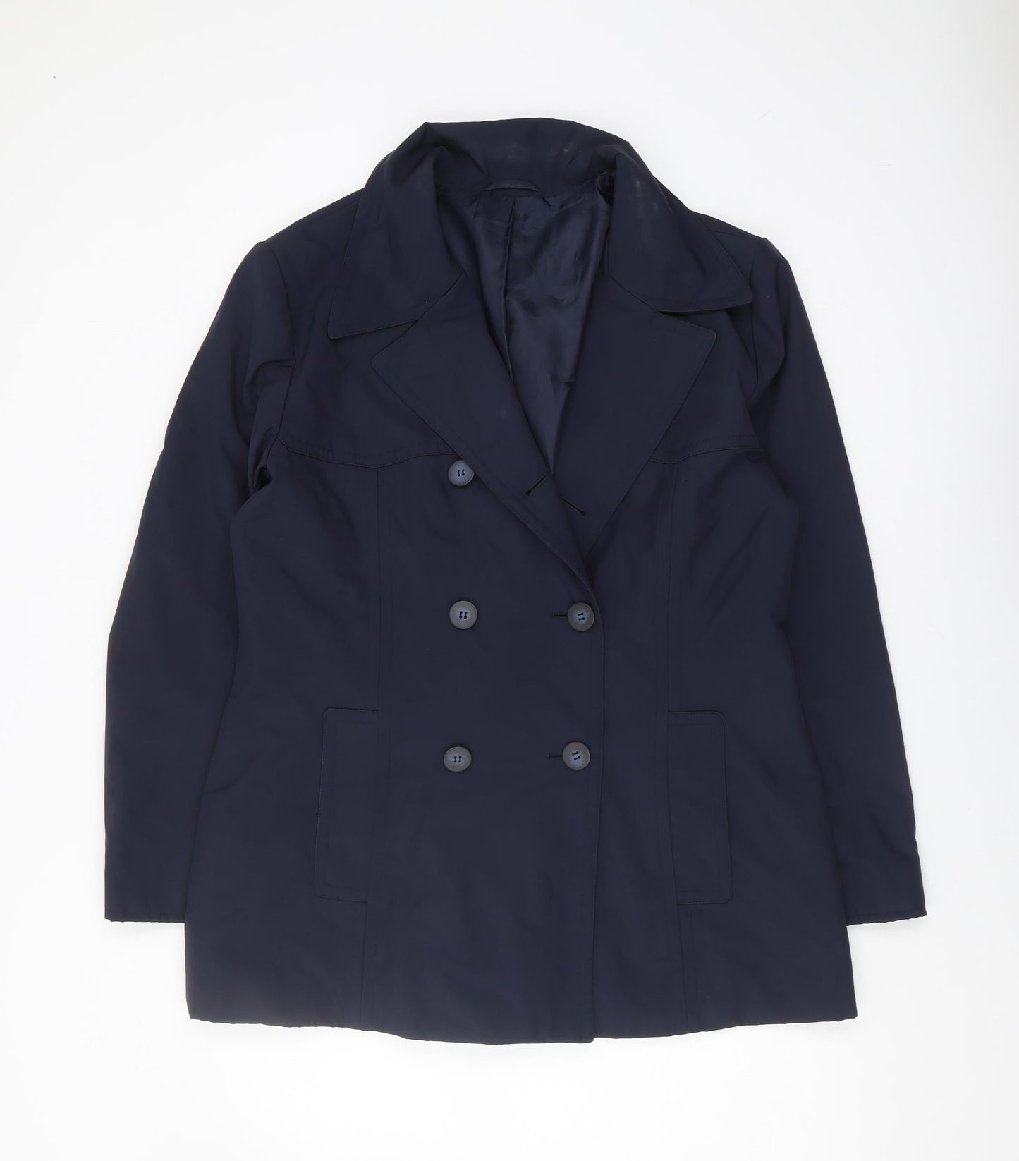 Principles Women's Blue Pea Coat UK Size 16