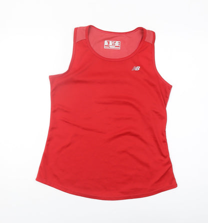 New Balance Women's Red Medium Tank, Running & Gym
