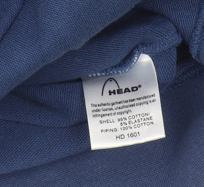 Head Women's Blue Full Zip Sweatshirt Size 12