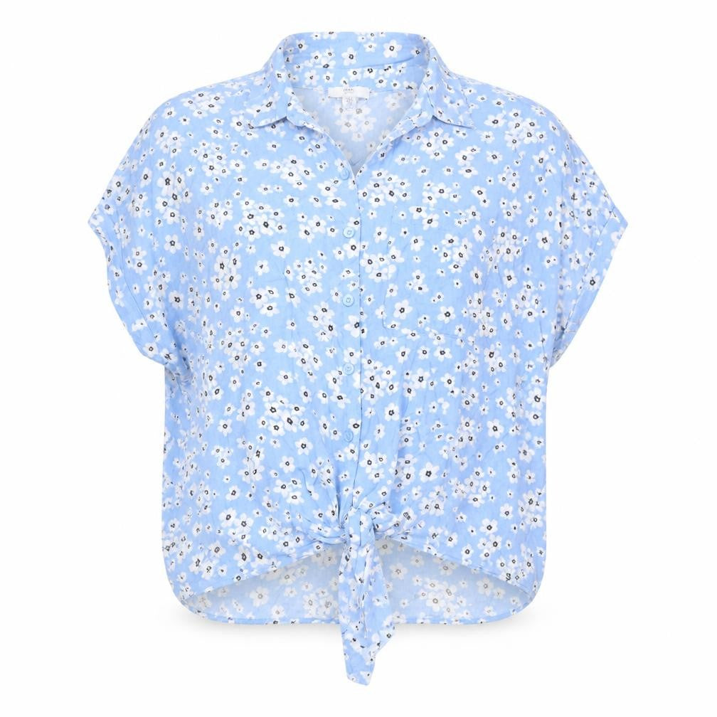 Womens UK Size 18 M&Co Blue  Button-Up