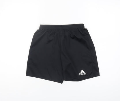 Adidas Boys Black Athletic Shorts Size L