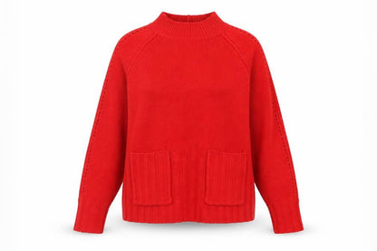 Womens UK Size 12 NEXT Red Pullover Jumper