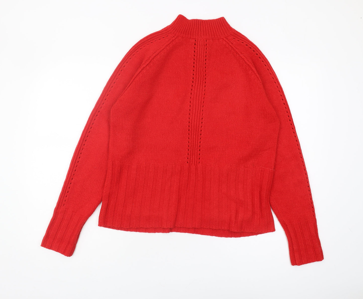 Womens UK Size 12 NEXT Red Pullover Jumper