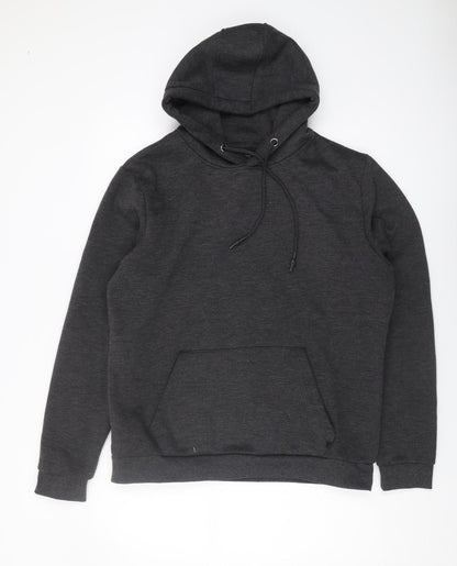 Mens UK Size XL Brave Soul Black Pullover Hoodie