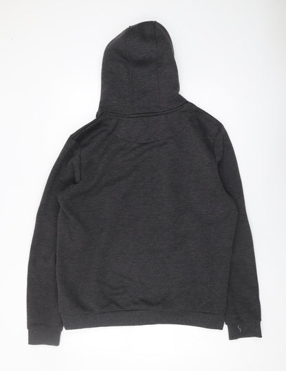 Mens UK Size XL Brave Soul Black Pullover Hoodie