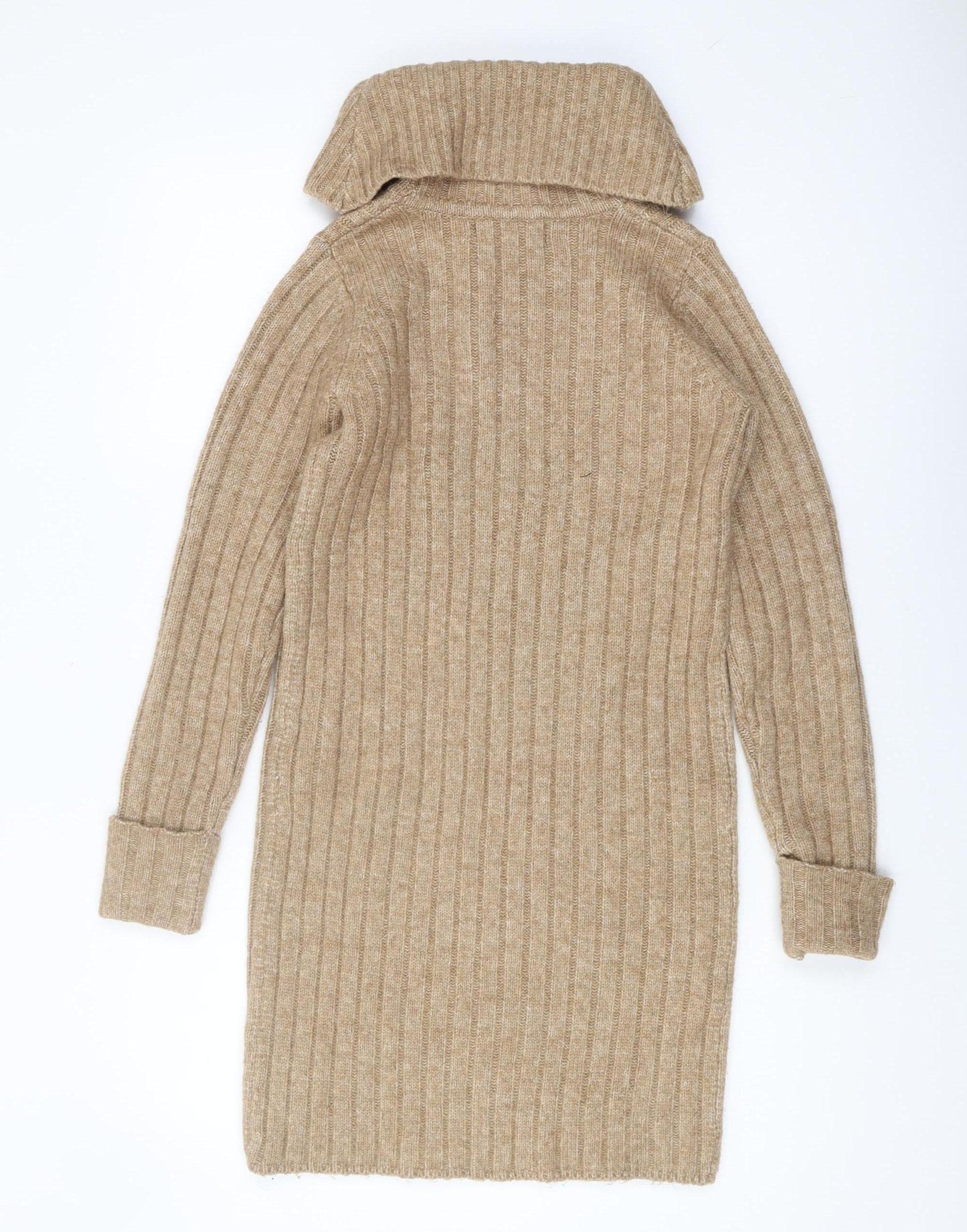 Womens UK Size 8 Miss Selfridge Beige Pullover Jumper