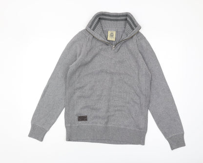 Next Men's Grey Full Zip Jumper - S