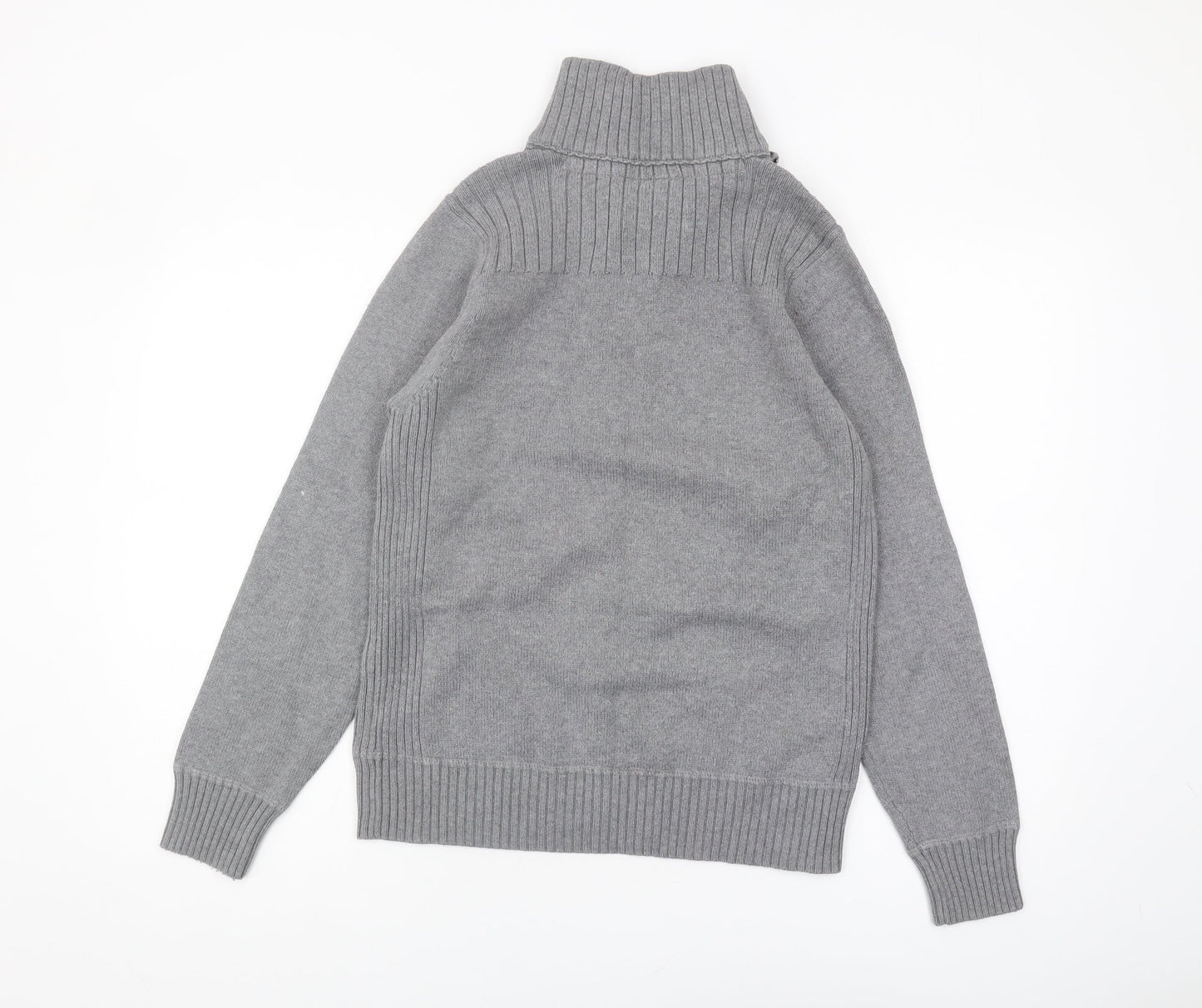 Next Men's Grey Full Zip Jumper - S