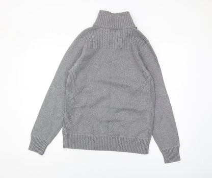 Next Men's Grey Full Zip Jumper - S