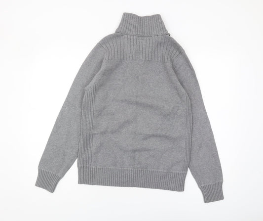 Next Men's Grey Full Zip Jumper - S