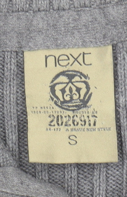 Next Men's Grey Full Zip Jumper - S