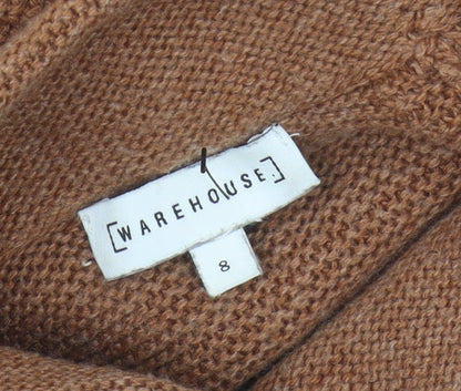 Womens UK Size 8 Warehouse Brown  Jumper