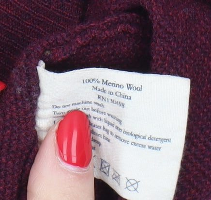 Jack Wills Women's Red Pullover Jumper Size 8
