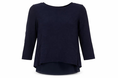 Zara Women's Black Knit Blouse, Size S, Round Neck