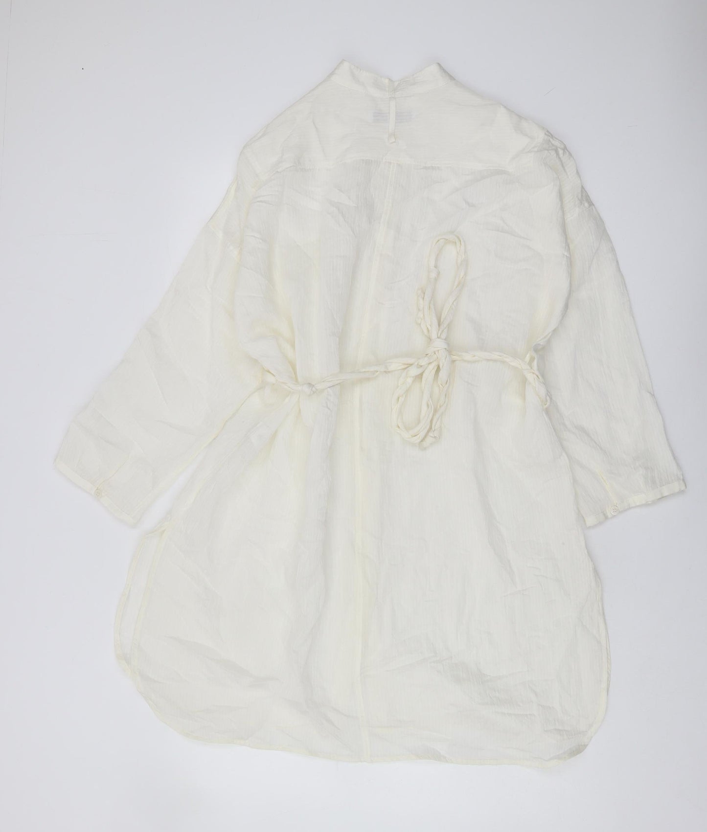 Womens UK Size XS Zara White Basic Blouse