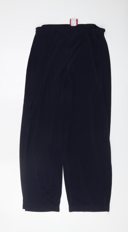 Womens UK Size M Richards Regular Fit  Black Trousers
