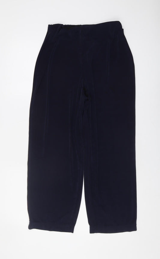 Richards Women's Black Regular Trousers Size M