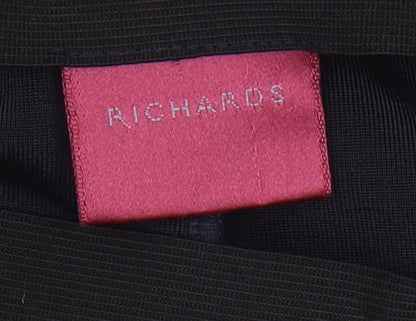 Womens UK Size M Richards Regular Fit  Black Trousers