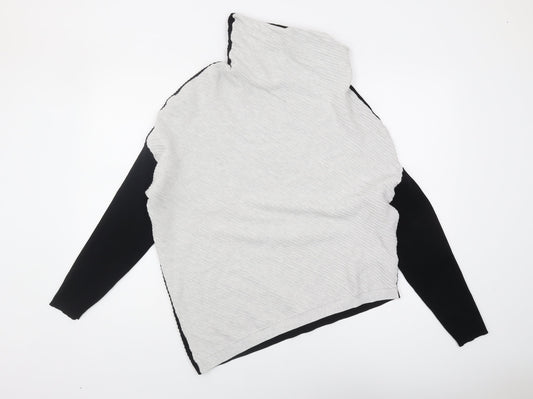 Phase Eight Women's Black High Neck Jumper M