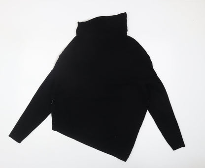 Phase Eight Women's Black High Neck Jumper M