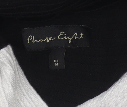 Phase Eight Women's Black High Neck Jumper M