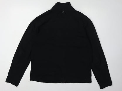 Firetrap Unisex Adults Black Zip Sweatshirt M