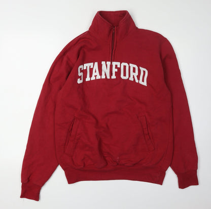 Unisex Adults UK Size M Champion Red Pullover Sweatshirt
