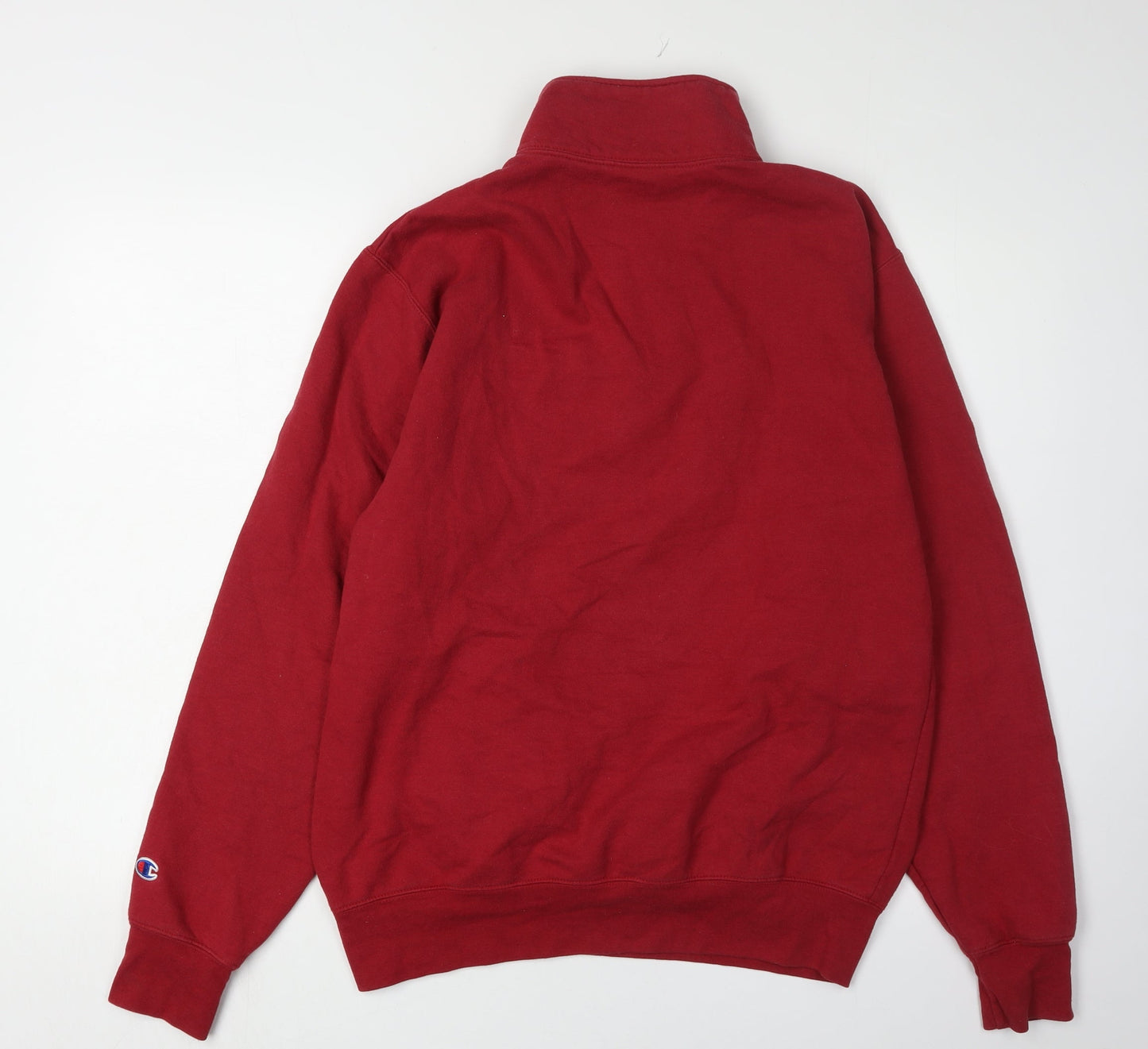 Unisex Adults UK Size M Champion Red Pullover Sweatshirt