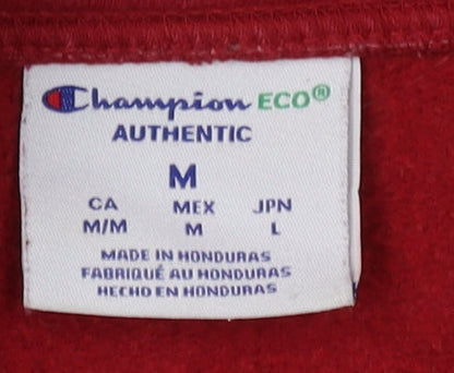 Unisex Adults UK Size M Champion Red Pullover Sweatshirt