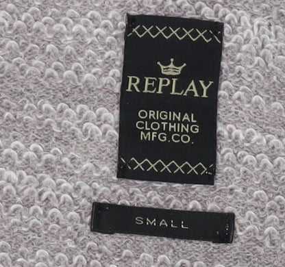 Womens UK Size S Replay Grey Pullover Jumper
