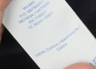 Boden Women's Black V-Neck Cotton Tank, Size 14