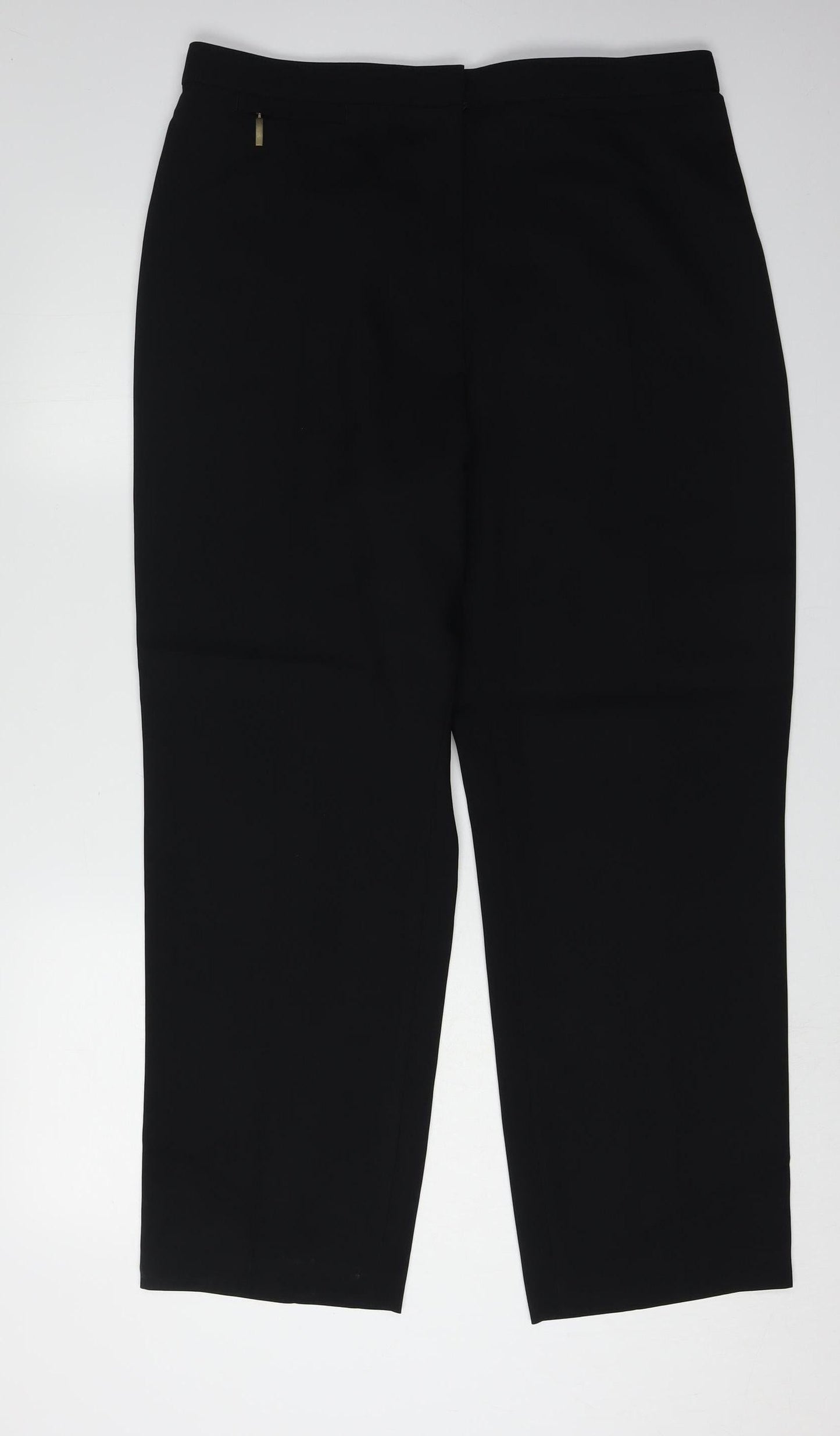Womens UK Size 18 Marks and Spencer Regular Fit  Black Trousers