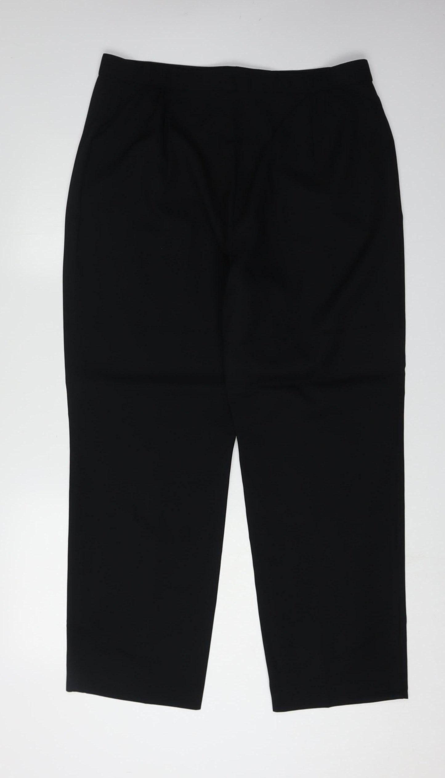 Womens UK Size 18 Marks and Spencer Regular Fit  Black Trousers