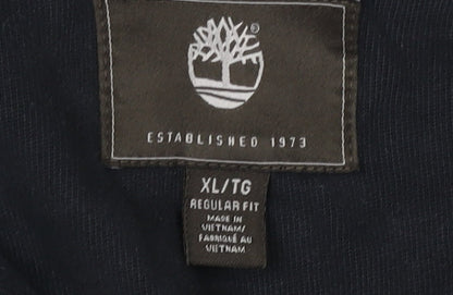 Timberland Men's Black XL 1/4 Zip Sweatshirt