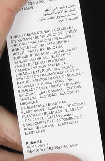 Puma Women's Black Biker Shorts, Size M, Gym & Running